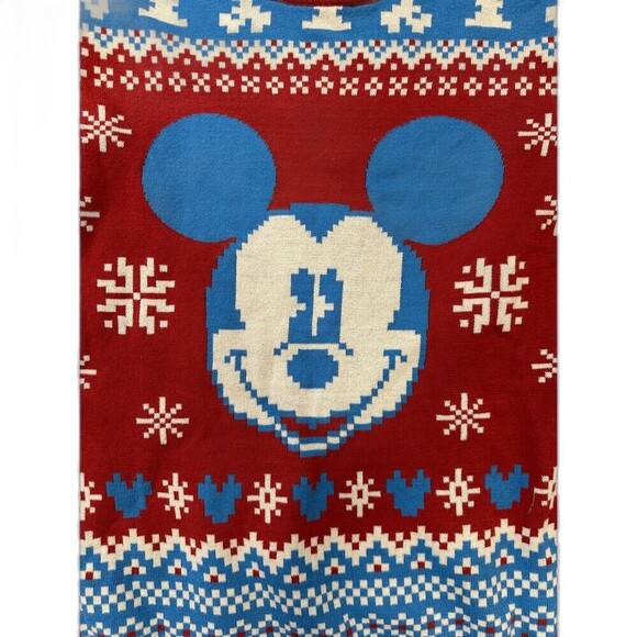Disney Mickey Mouse Winter Holiday Sweater - Women's Medium - Picture 2 of 4